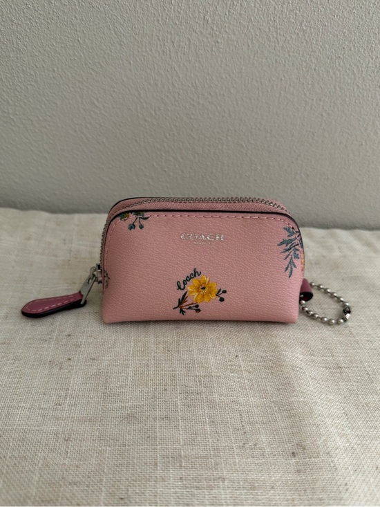 Coach Handbags - Coach Micro Mini Pink Floral Blossom Pouch